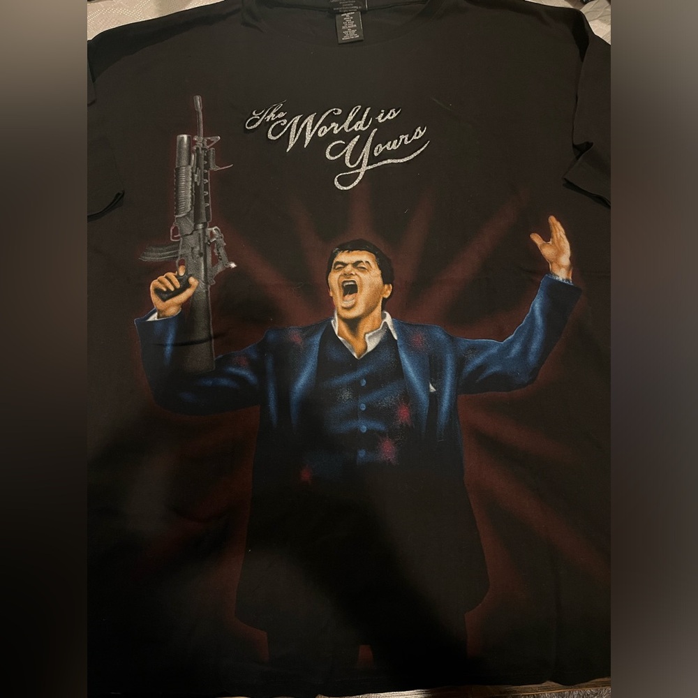 Scarface Vintage Short Sleeve Shirt Size XL